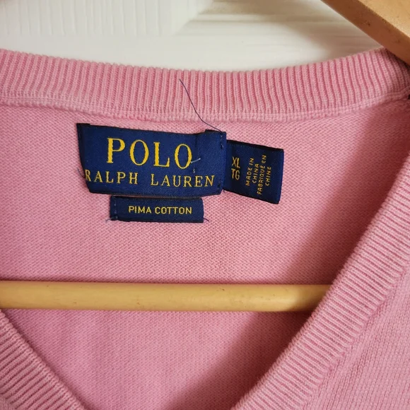 Polo Ralph Lauren Lightweight V-Neck Pullover - Size XL - Picture 8 of 8